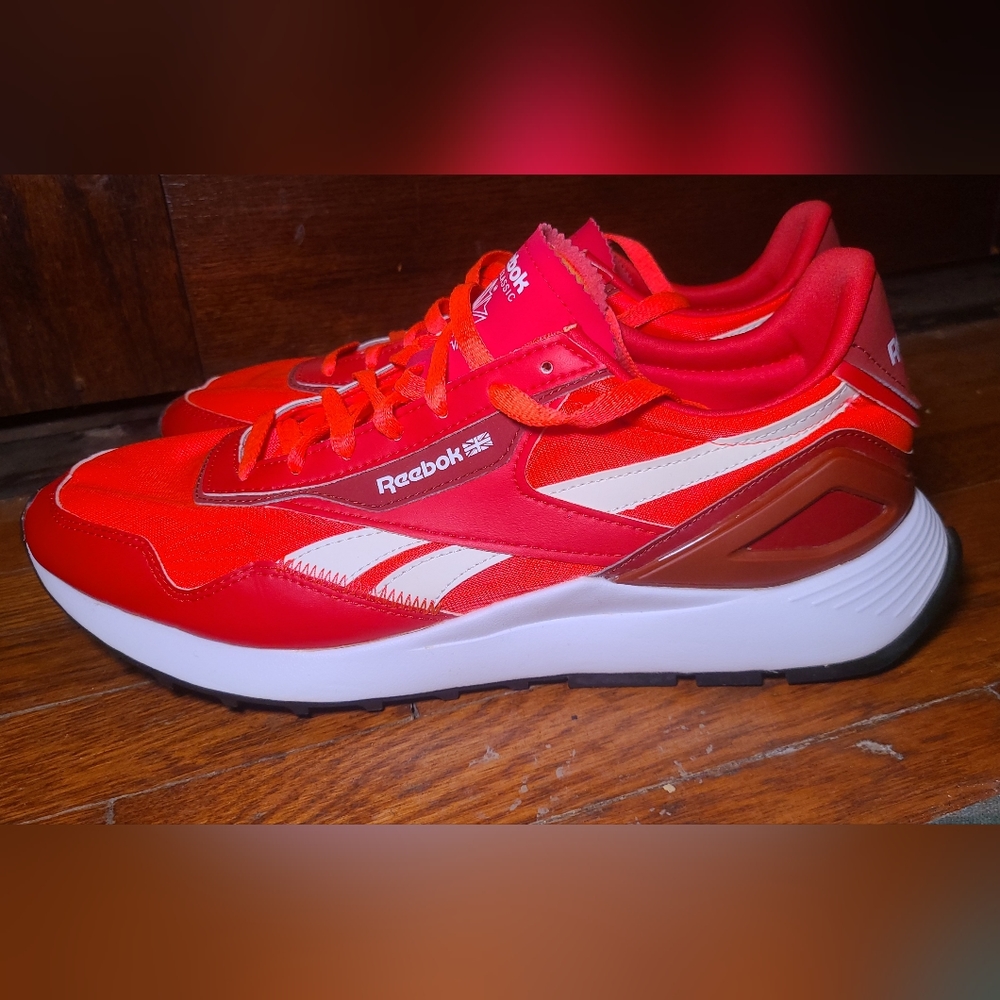 Red Reebok Classic Legacy AZ Limited Edition Reecycled Shoes